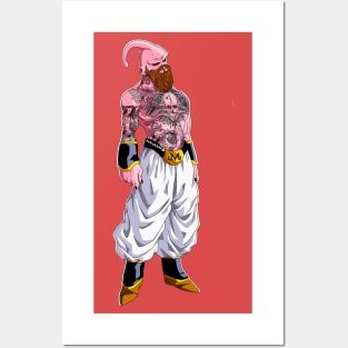 Bearded and Tattooed Buu Posters and Art